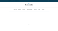 Desktop Screenshot of gemtrade.ch